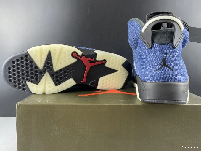 Washed 6 CT5350-401 Jordan Air Denim 0801